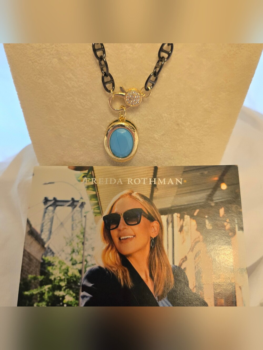 Freida Rothman Gold Over Copper Necklace - Picture 2 of 5